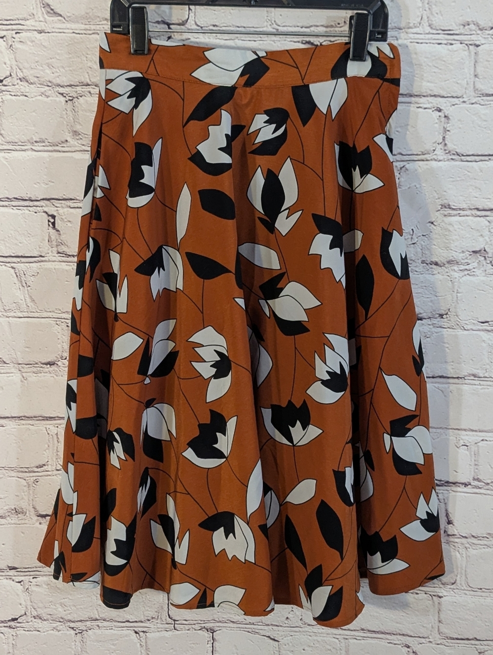 Modcloth Floral A-line Skirt